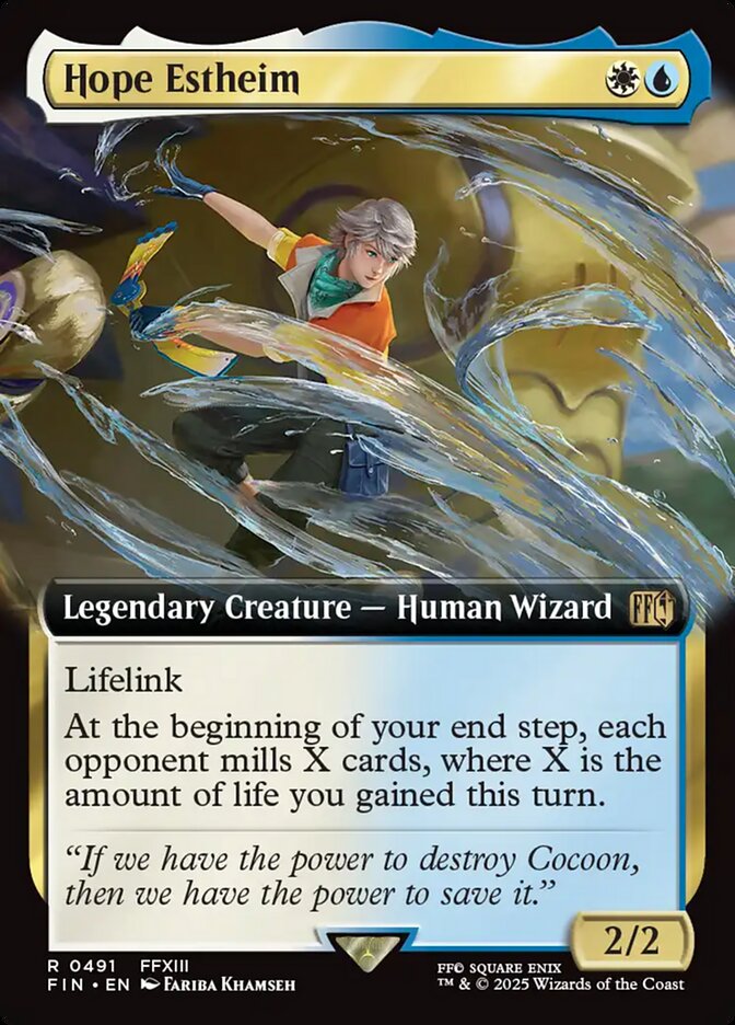 Hope Estheim, Final Fantasy Card Art