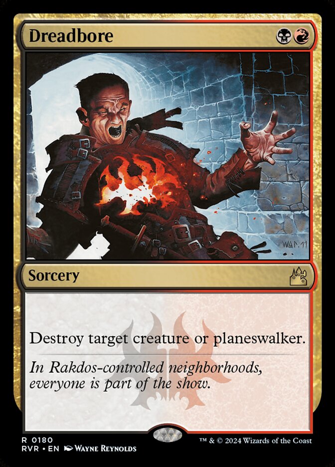 Dreadbore, Ravnica Remastered Card Art