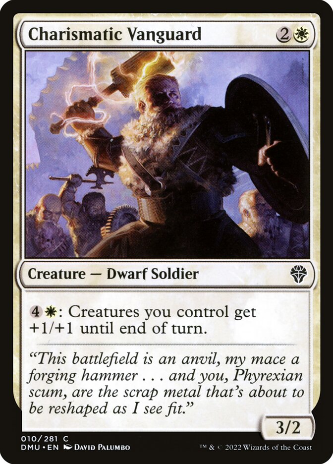 Charismatic Vanguard, Dominaria united Card Art