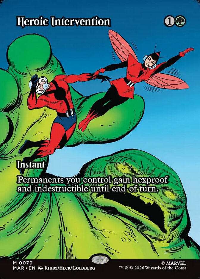 Heroic Intervention, Marvel Universe Card Art