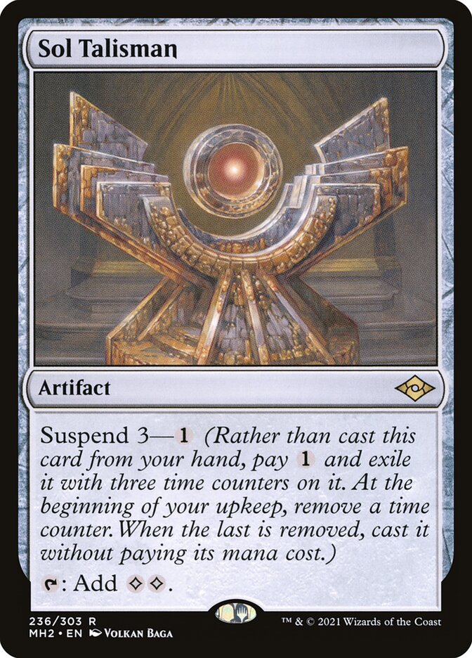 Sol Talisman, Modern horizons 2 Card Art