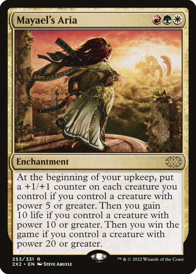 Mayael's Aria, Double Masters 2022 Card Art