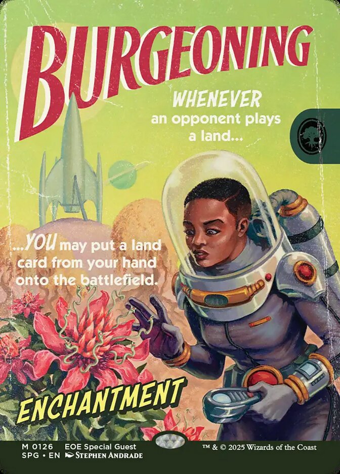 Burgeoning, Special Guests Card Art