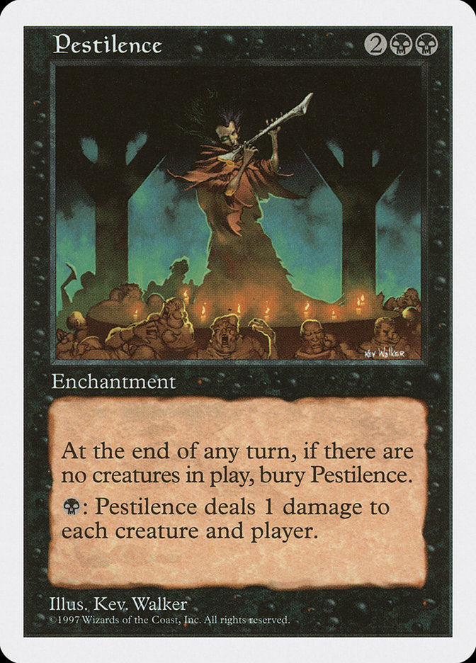 Pestilence, Fifth edition Card Art