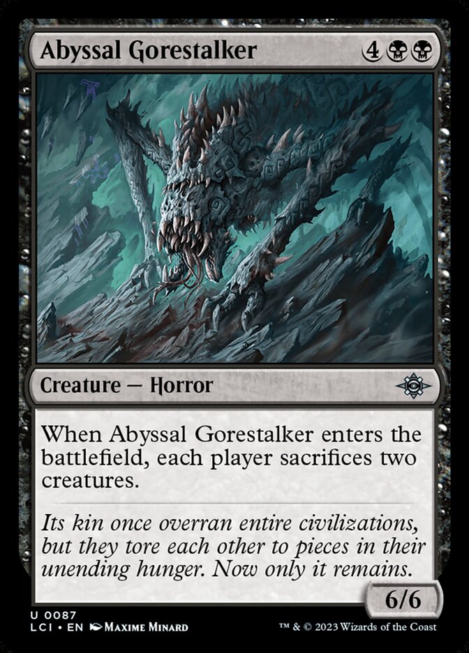 Abyssal Gorestalker, The lost caverns of ixalan Card Art