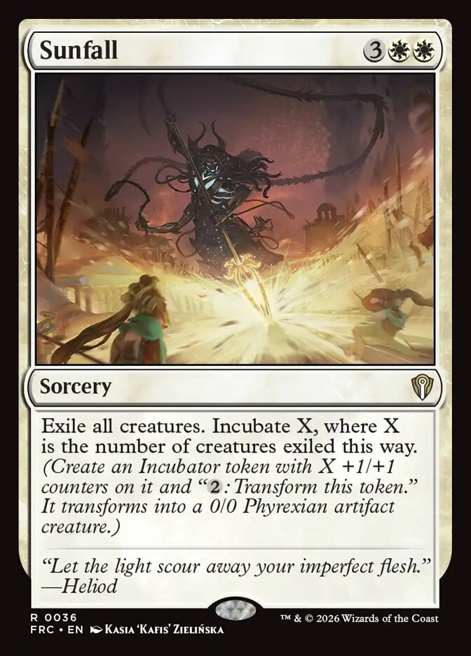Sunfall, Reality Fracture Commander Card Art