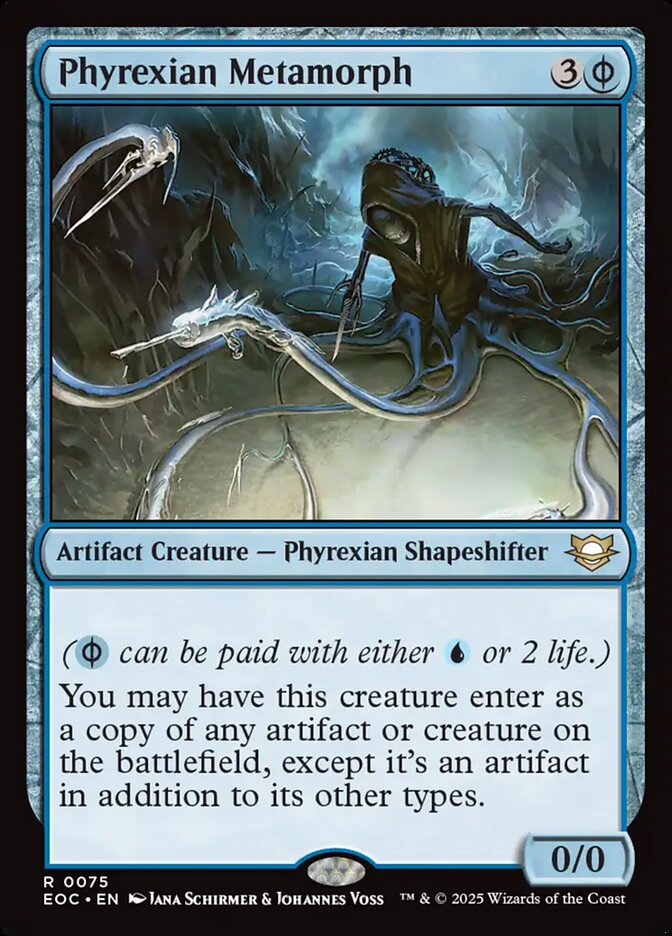 Phyrexian Metamorph, Edge Of Eternities Commander Card Art