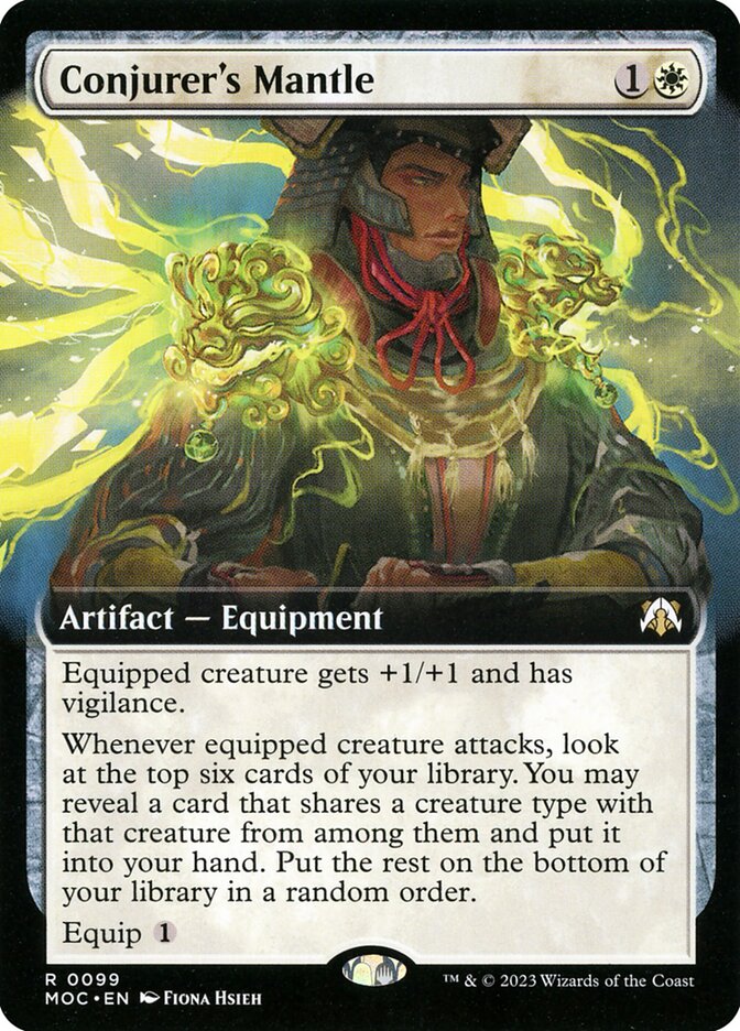 Conjurer's Mantle, March of the machine commander Card Art