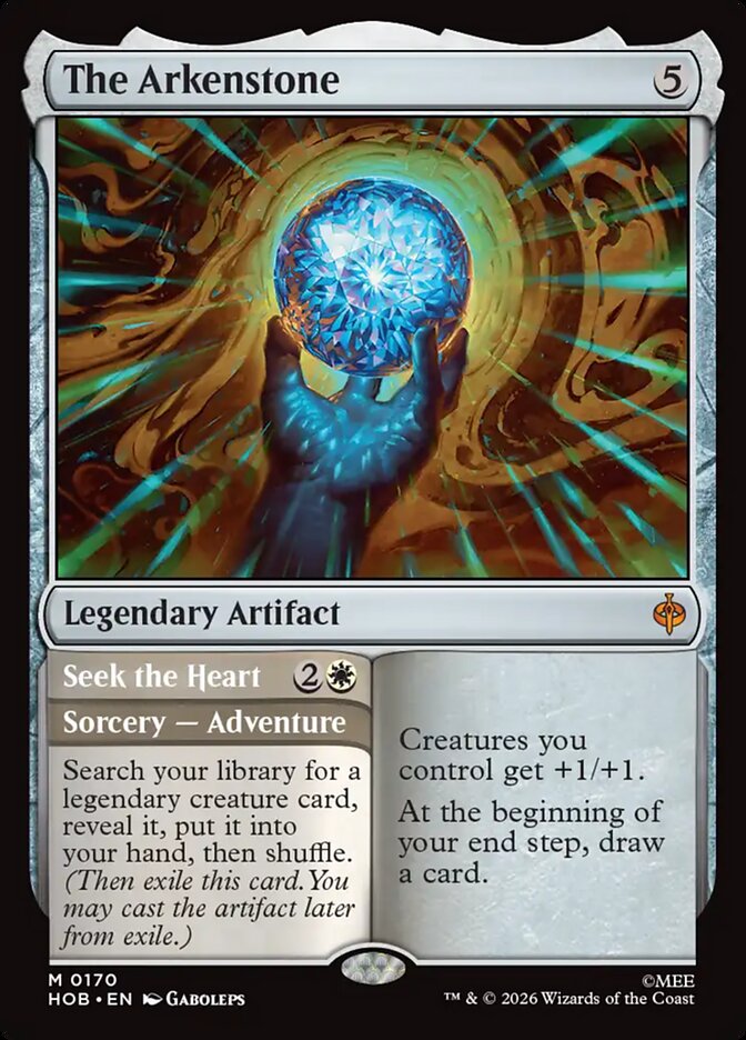 The Arkenstone // Seek the Heart, The Hobbit Card Art