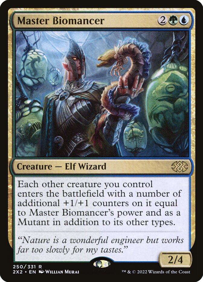 Master Biomancer, Double masters 2022 Card Art