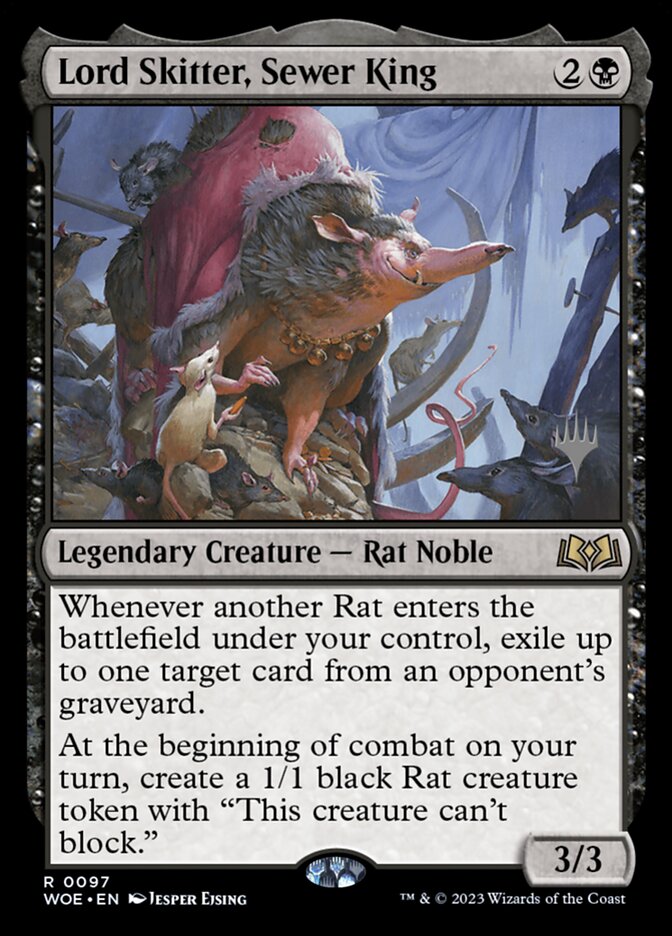 Lord Skitter, Sewer King, Wilds Of Eldraine Promos Card Art