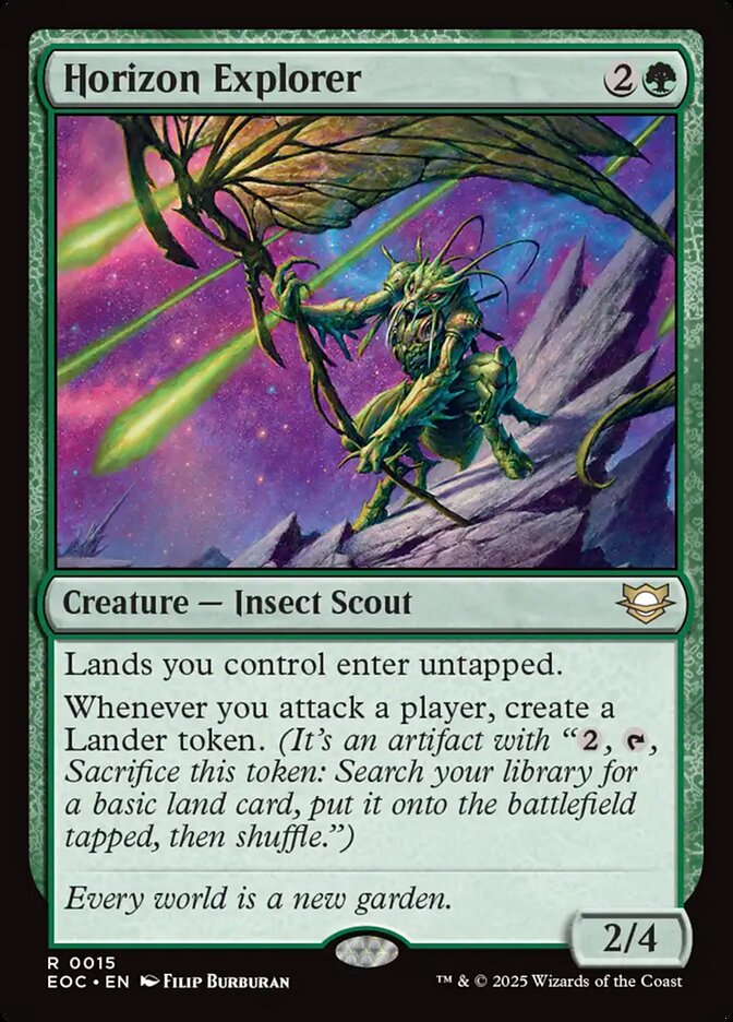 Horizon Explorer, Edge Of Eternities Commander Card Art