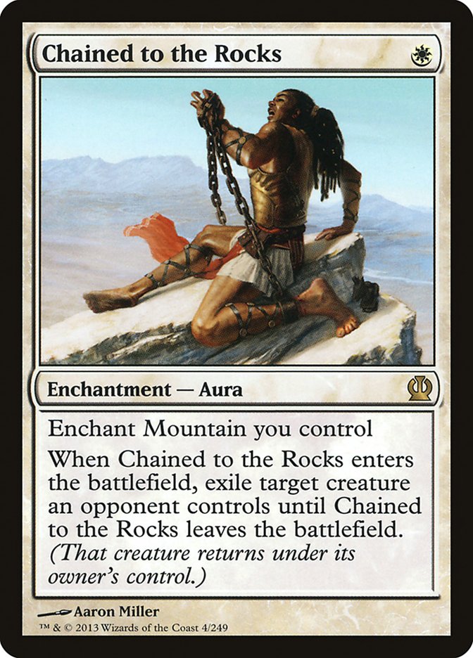 Chained to the Rocks, Theros Card Art
