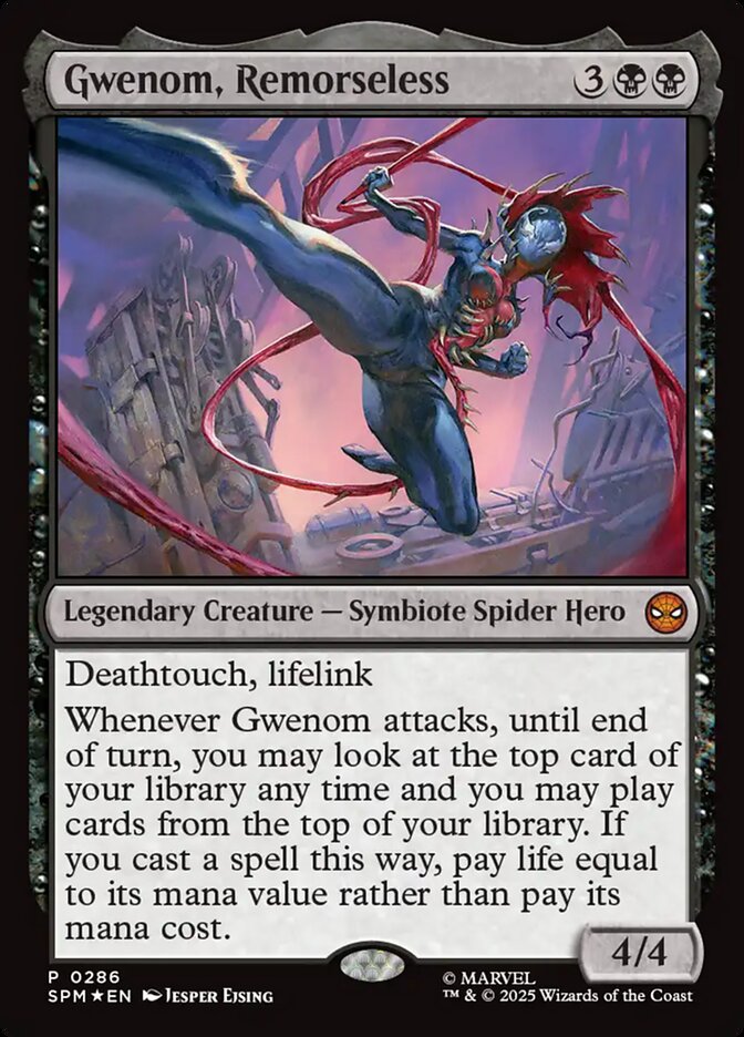Gwenom, Remorseless, Marvel'S Spider-Man Card Art