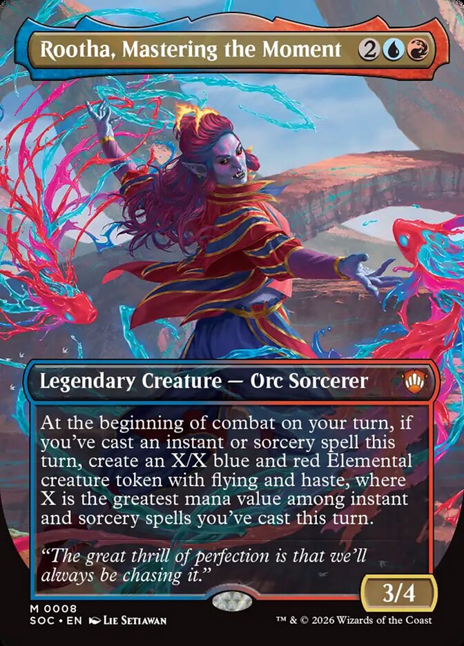 Rootha, Mastering the Moment, Secrets Of Strixhaven Commander Card Art