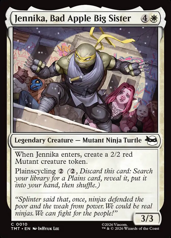 Jennika, Bad Apple Big Sister, Teenage Mutant Ninja Turtles Card Art