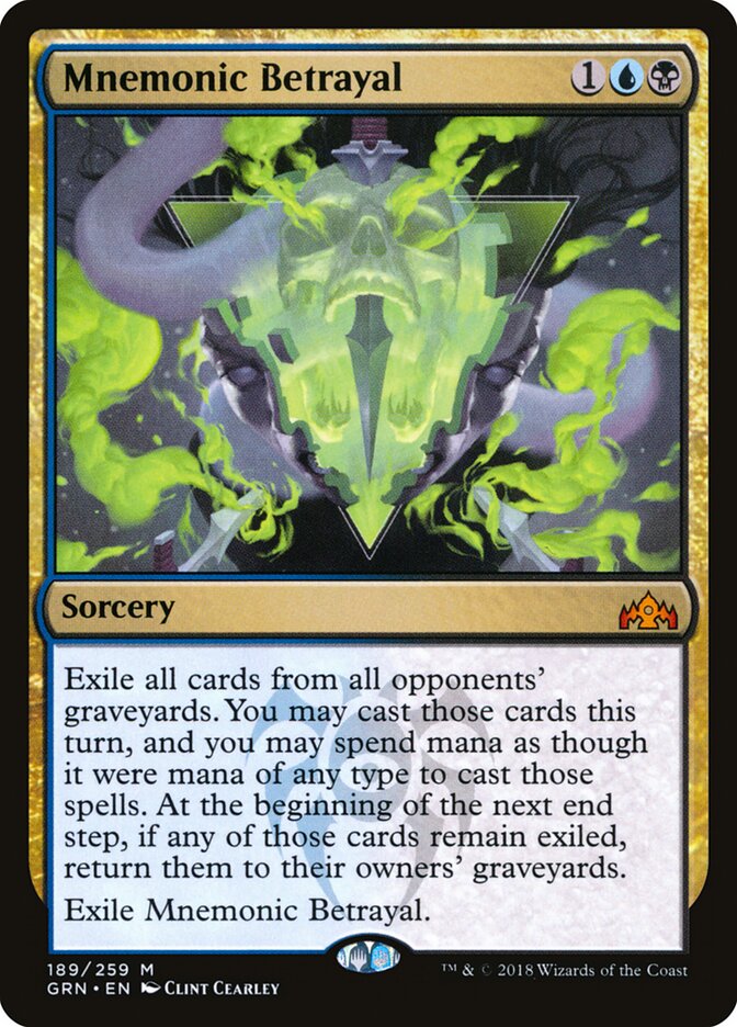 Mnemonic Betrayal, Guilds Of Ravnica Card Art