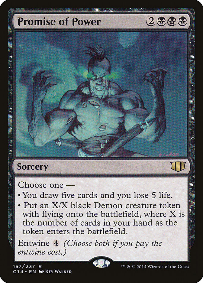 Promise of Power, Commander 2014 Card Art