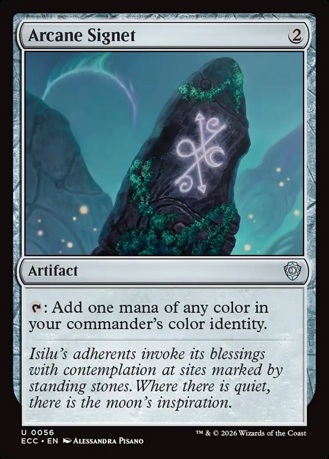 Arcane Signet, Lorwyn Eclipsed Commander Card Art