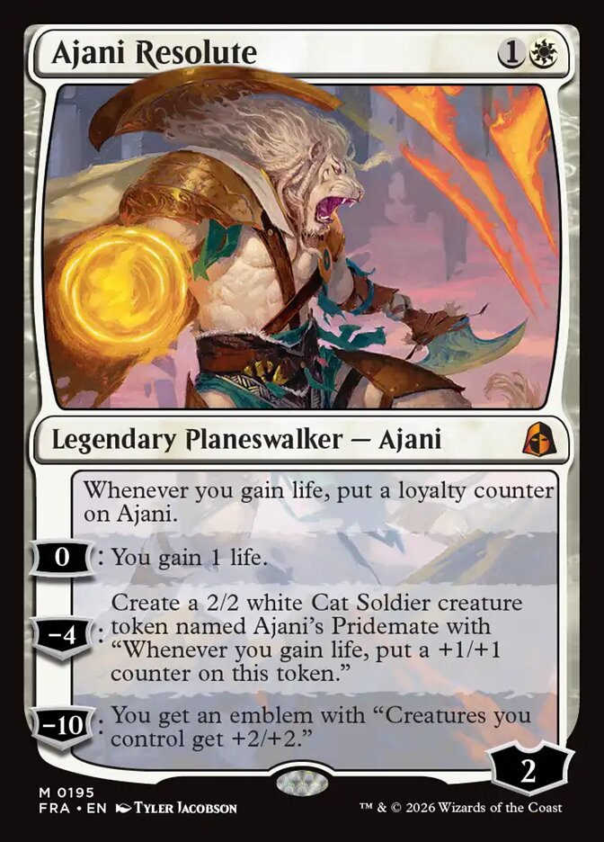 Ajani Resolute, Reality Fracture Card Art