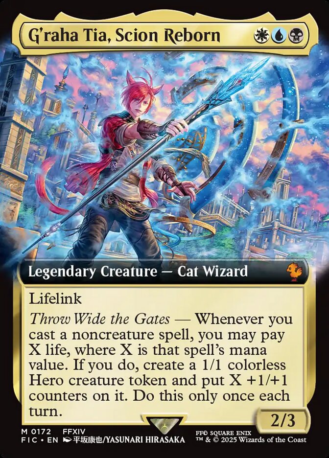G'raha Tia, Scion Reborn, Final fantasy commander Card Art