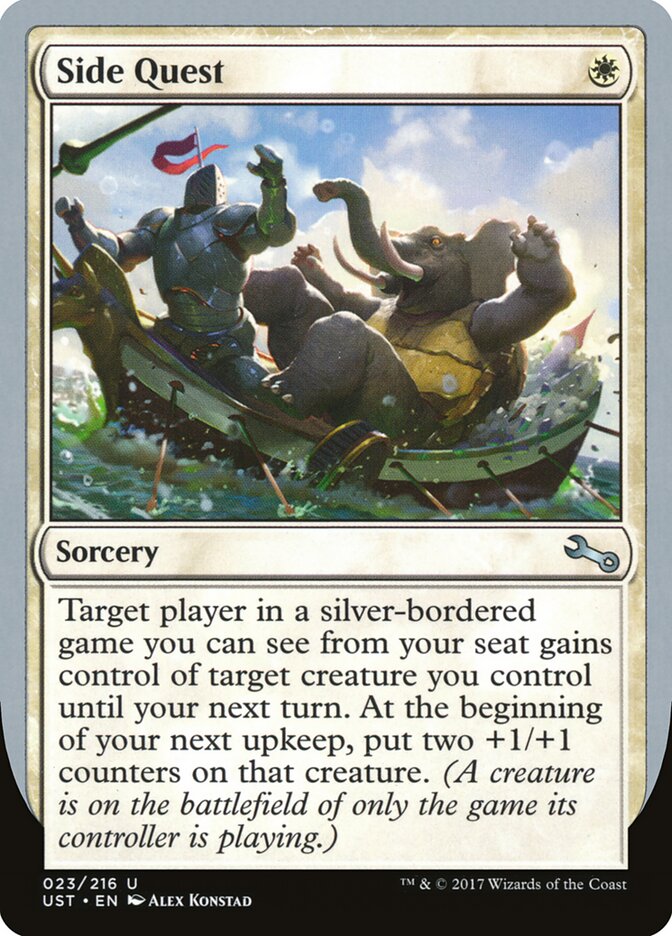 Side Quest, Unstable Card Art
