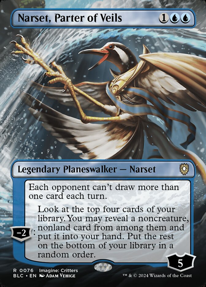 Narset, Parter of Veils, Bloomburrow Commander Card Art