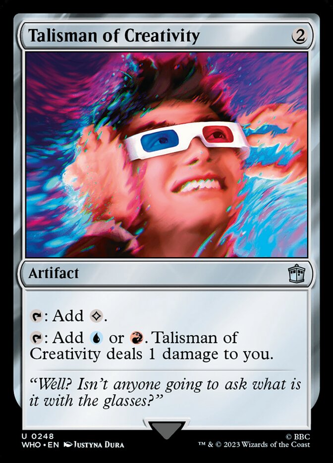 Talisman of Creativity, Doctor Who Card Art