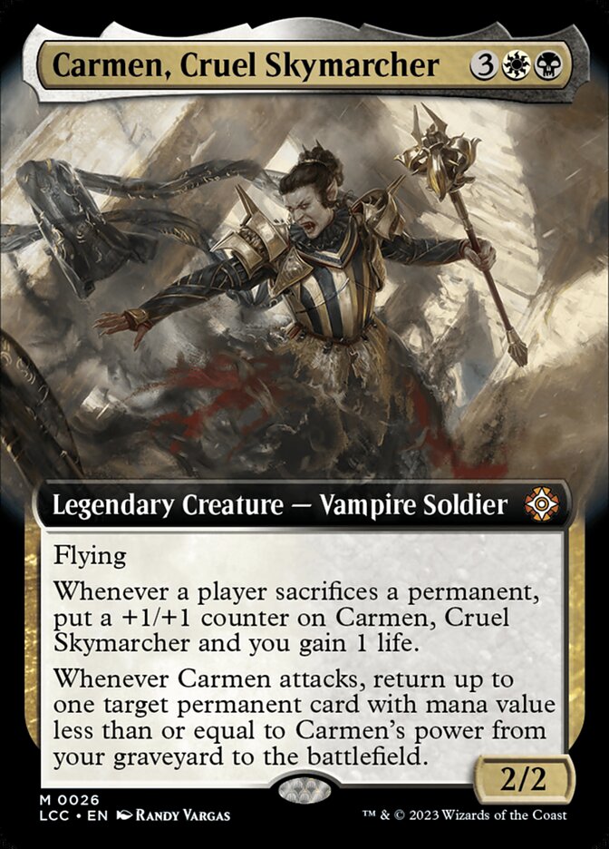 Carmen, Cruel Skymarcher, The Lost Caverns Of Ixalan Commander Card Art