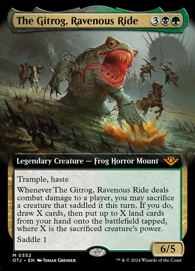 The Gitrog, Ravenous Ride, Outlaws of thunder junction Card Art