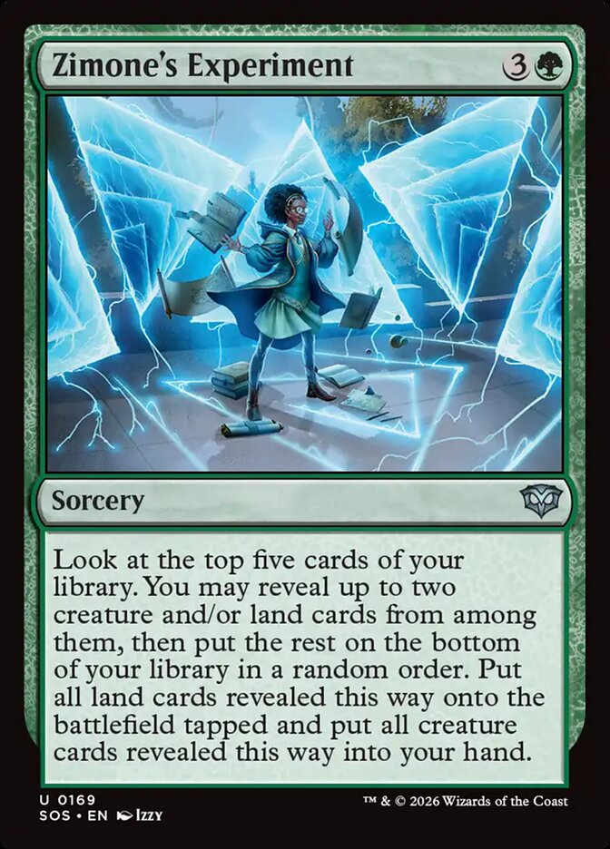 Zimone's Experiment, Secrets Of Strixhaven Card Art