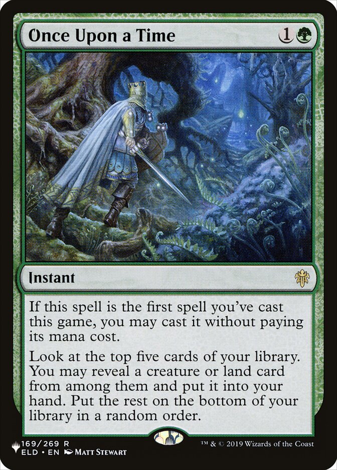 Once Upon a Time, The List Card Art