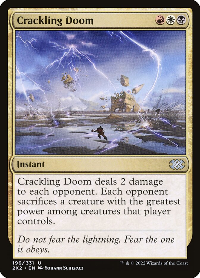 Crackling Doom, Double masters 2022 Card Art
