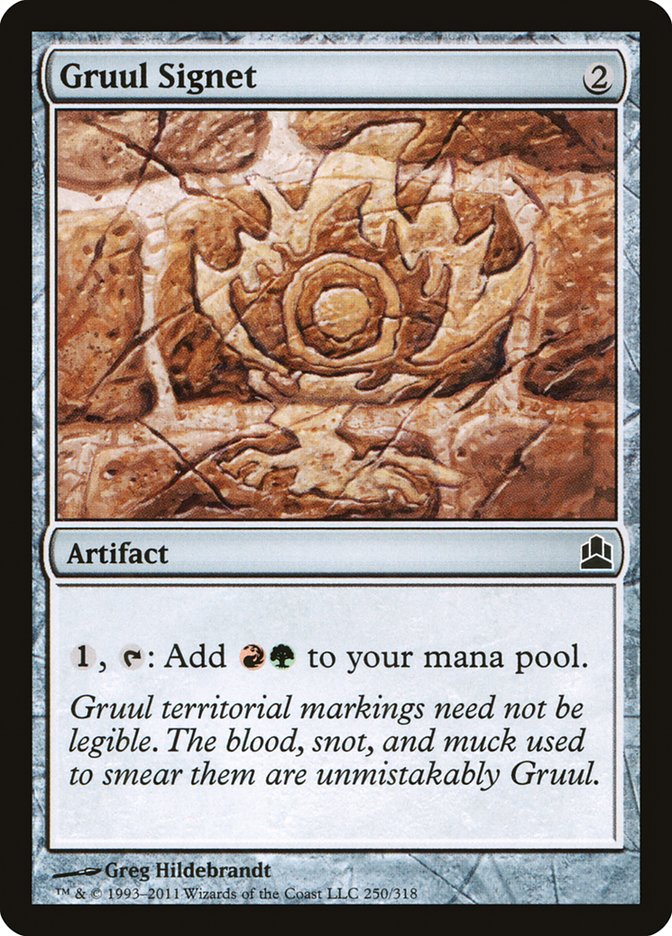 Gruul Signet, Commander 2011 Card Art