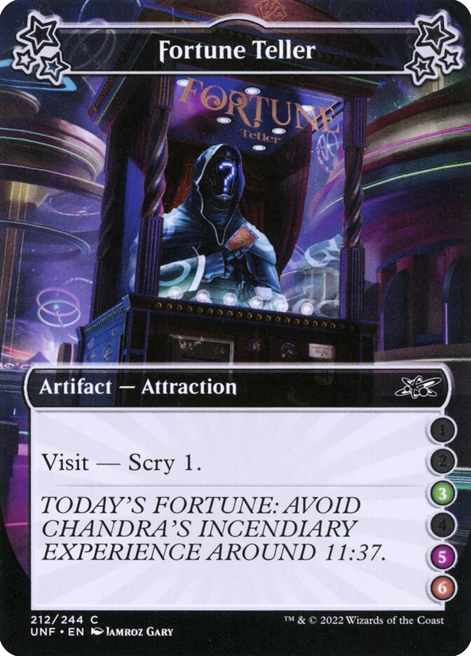 Fortune Teller, Unfinity Card Art