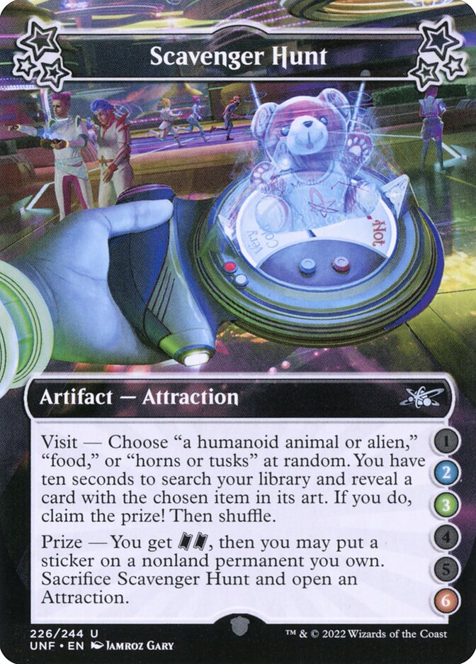 Scavenger Hunt, Unfinity Card Art
