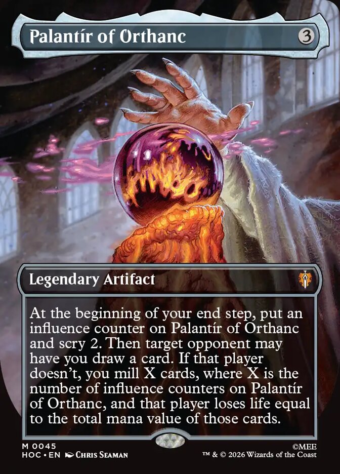 Palantír of Orthanc, The Hobbit Eternal Card Art