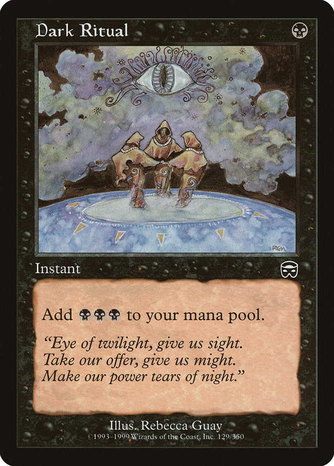 Dark Ritual, Mercadian masques Card Art