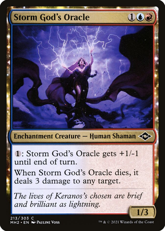 Storm God's Oracle, Modern horizons 2 Card Art