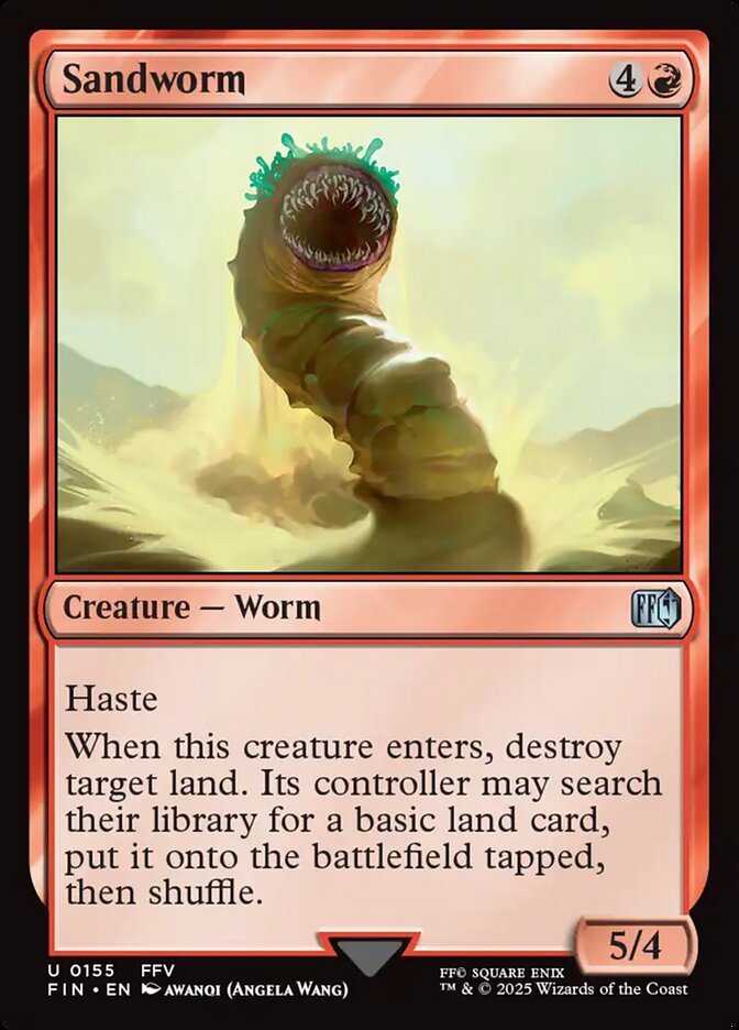 Sandworm, Final fantasy Card Art
