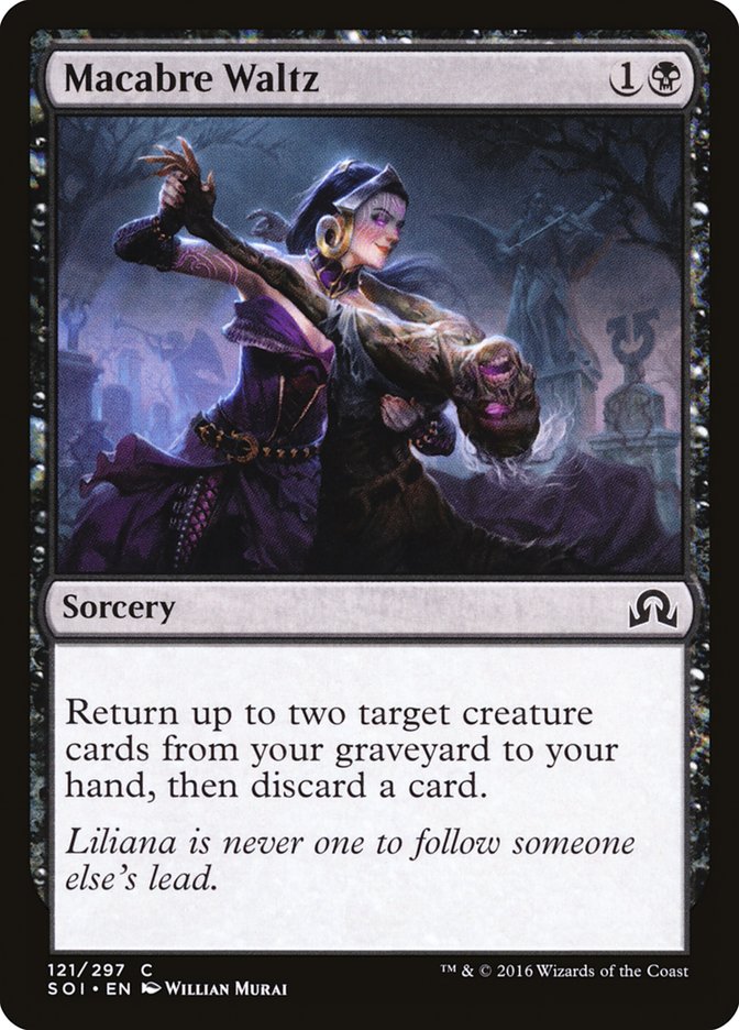 Macabre Waltz, Shadows over innistrad Card Art