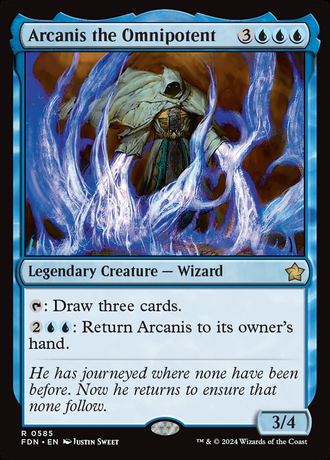 Arcanis the Omnipotent, Foundations Card Art