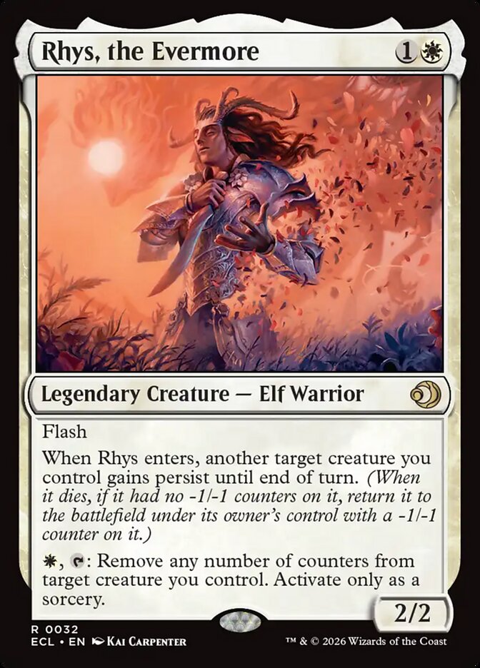 Rhys, the Evermore, Lorwyn Eclipsed Card Art