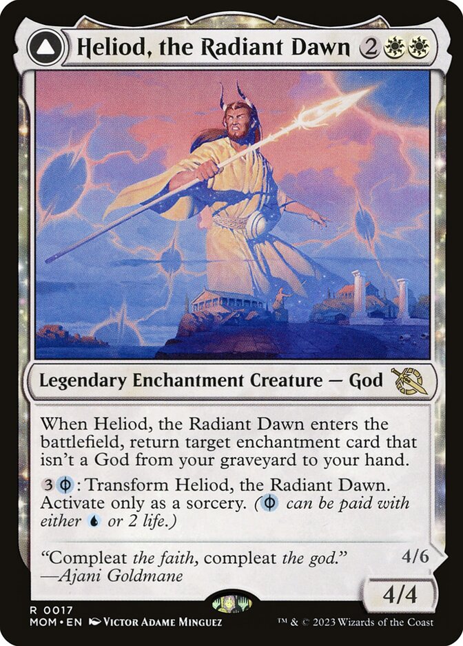 Heliod, the Radiant Dawn // Heliod, the Warped Eclipse - Foil