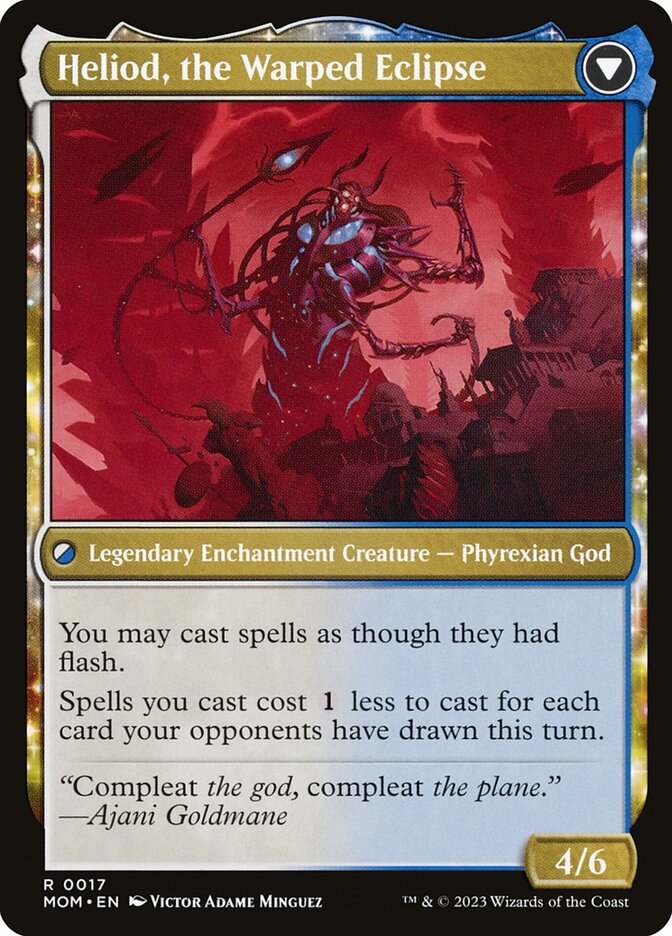 Heliod, the Radiant Dawn // Heliod, the Warped Eclipse - Foil
