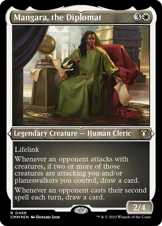 Mangara, the Diplomat, Commander Masters Card Art