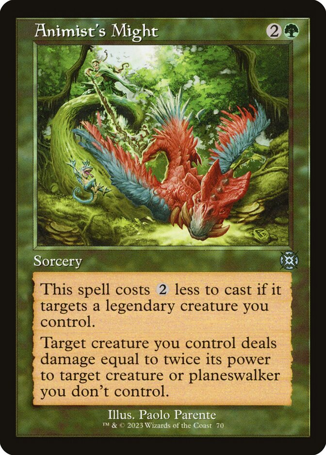 Animist's Might, March Of The Machine: The Aftermath Card Art