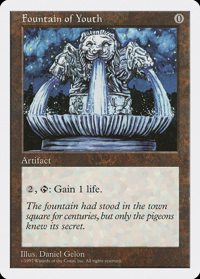Fountain of Youth, Fifth Edition Card Art