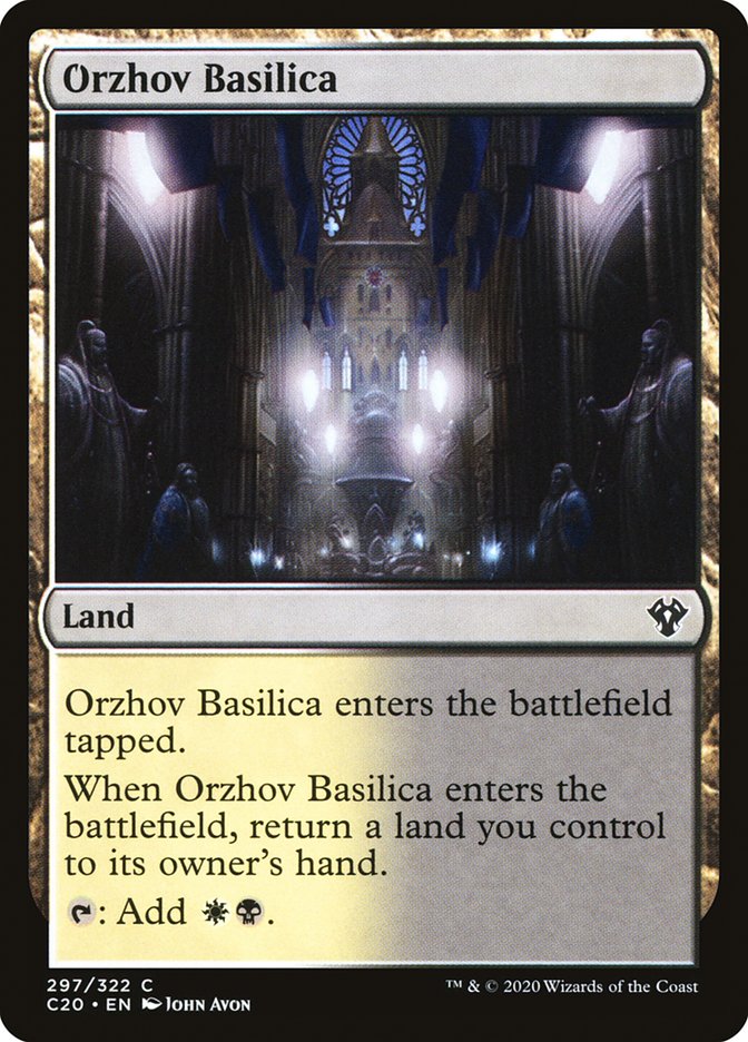 Orzhov Basilica, Commander 2020 Card Art