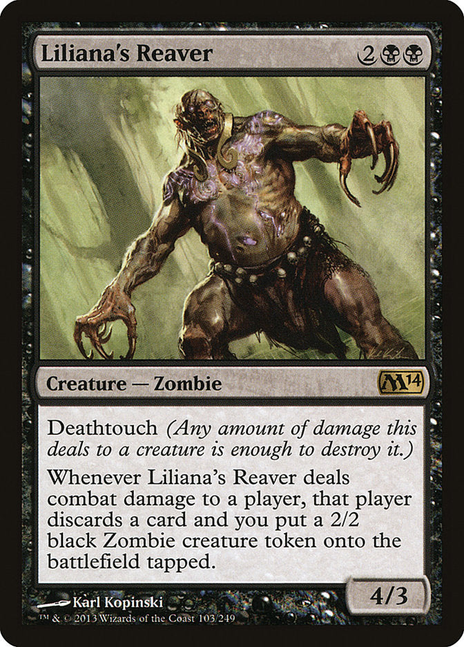 Liliana's Reaver, Magic 2014 Card Art